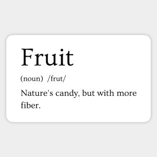 Fruit Funny Definition Sticker